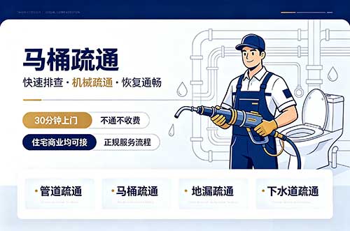 霸州马桶疏通